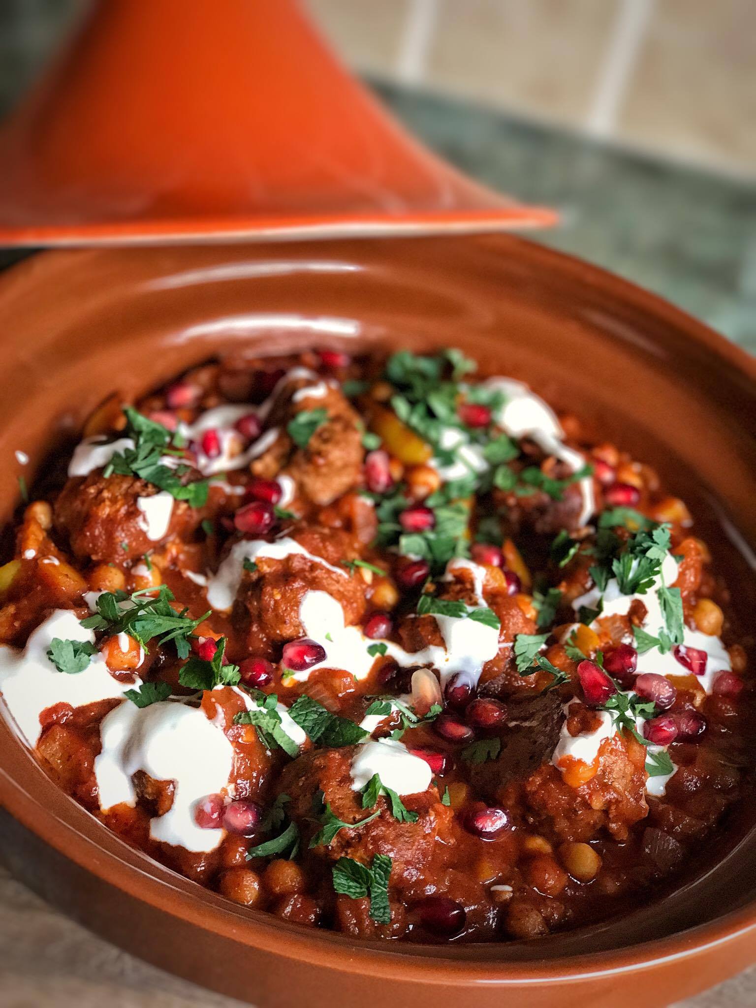 Tangy Harissa Lamb Meatball Tagine – 6sp – Slimming Kitchen Secrets