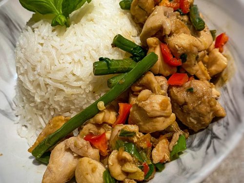 Thai Basil Chicken Stir Fry - Modern Farmhouse Eats